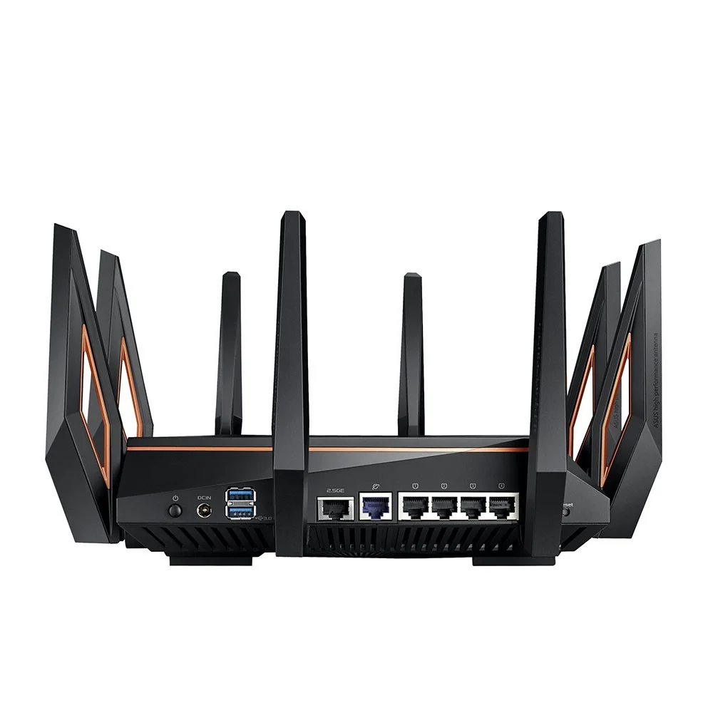 ASUS GT-AX11000 wireless router Gigabit Ethernet Tri-band (2.4 GHz / 5 GHz / 5 GHz) Black - Image 3