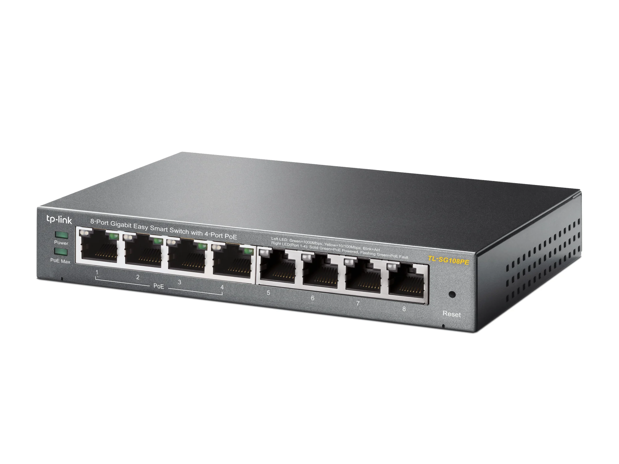 TP-Link 8-Port Gigabit Easy Smart Switch with 4-Port PoE - Image 3