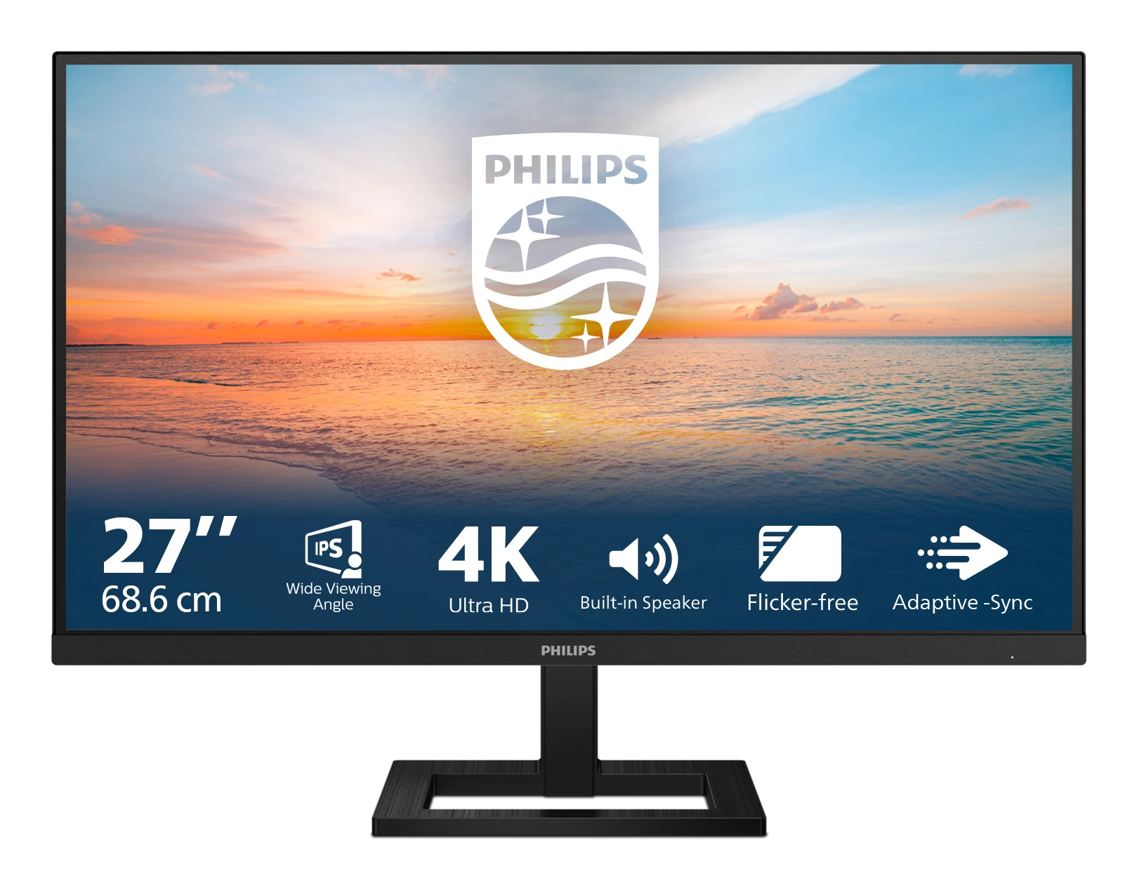 Philips 1000 series 27E1N1800AE/00 computer monitor 68.6 cm (27") 3840 x 2160 pixels 4K Ultra HD LED Black - Image 2