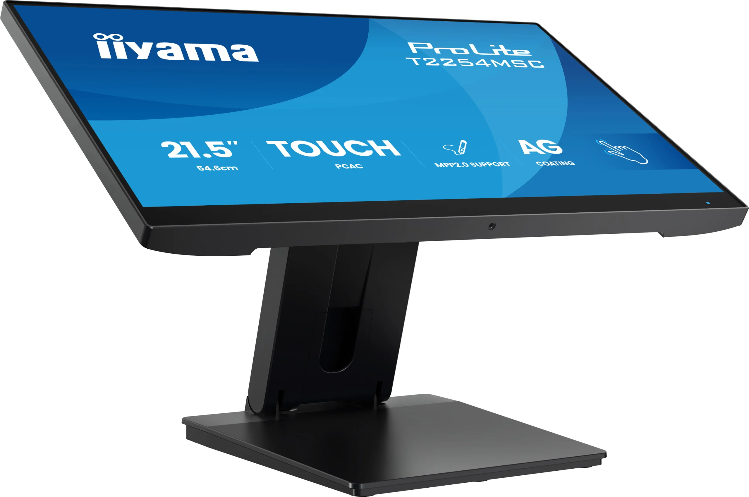 iiyama T2254MSC-B2AG computer monitor 54.6 cm (21.5") 1920 x 1080 pixels Full HD LED Touchscreen Black - Image 2