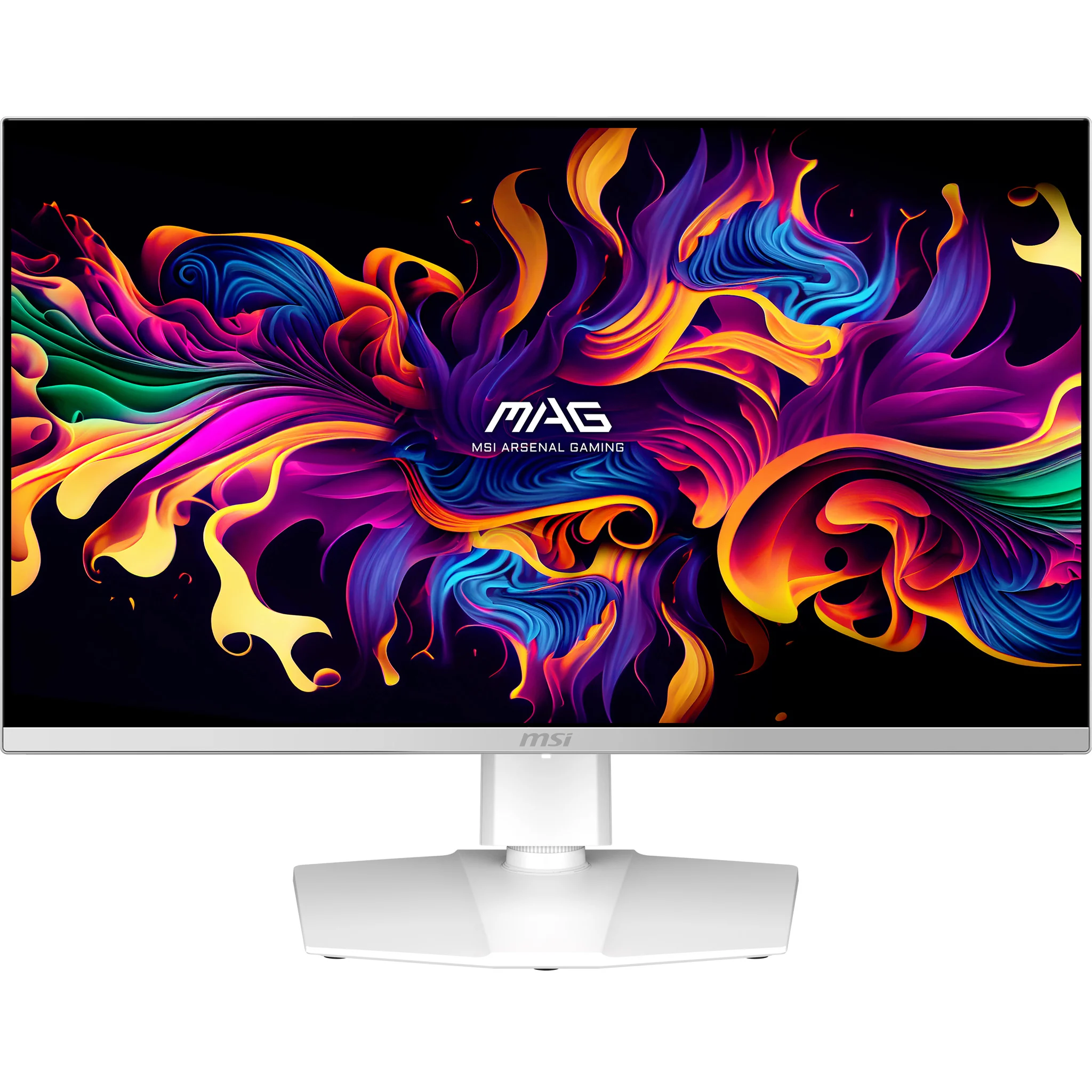 MSI MAG 272QPW QD-OLED X28 computer monitor 67.3 cm (26.5") 2560 x 1440 pixels Wide Quad HD White