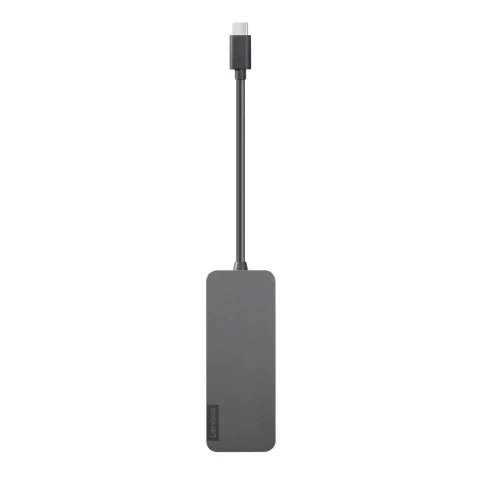 Lenovo 4X90X21427 interface hub USB 3.2 Gen 2 (3.1 Gen 2) Type-C 20000 Mbit/s Grey