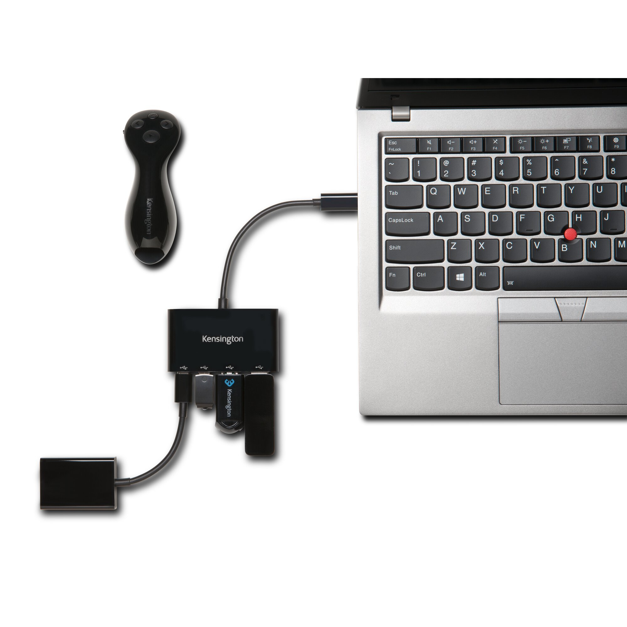 Kensington CH1000 USB-C 4-Port Hub - Image 3