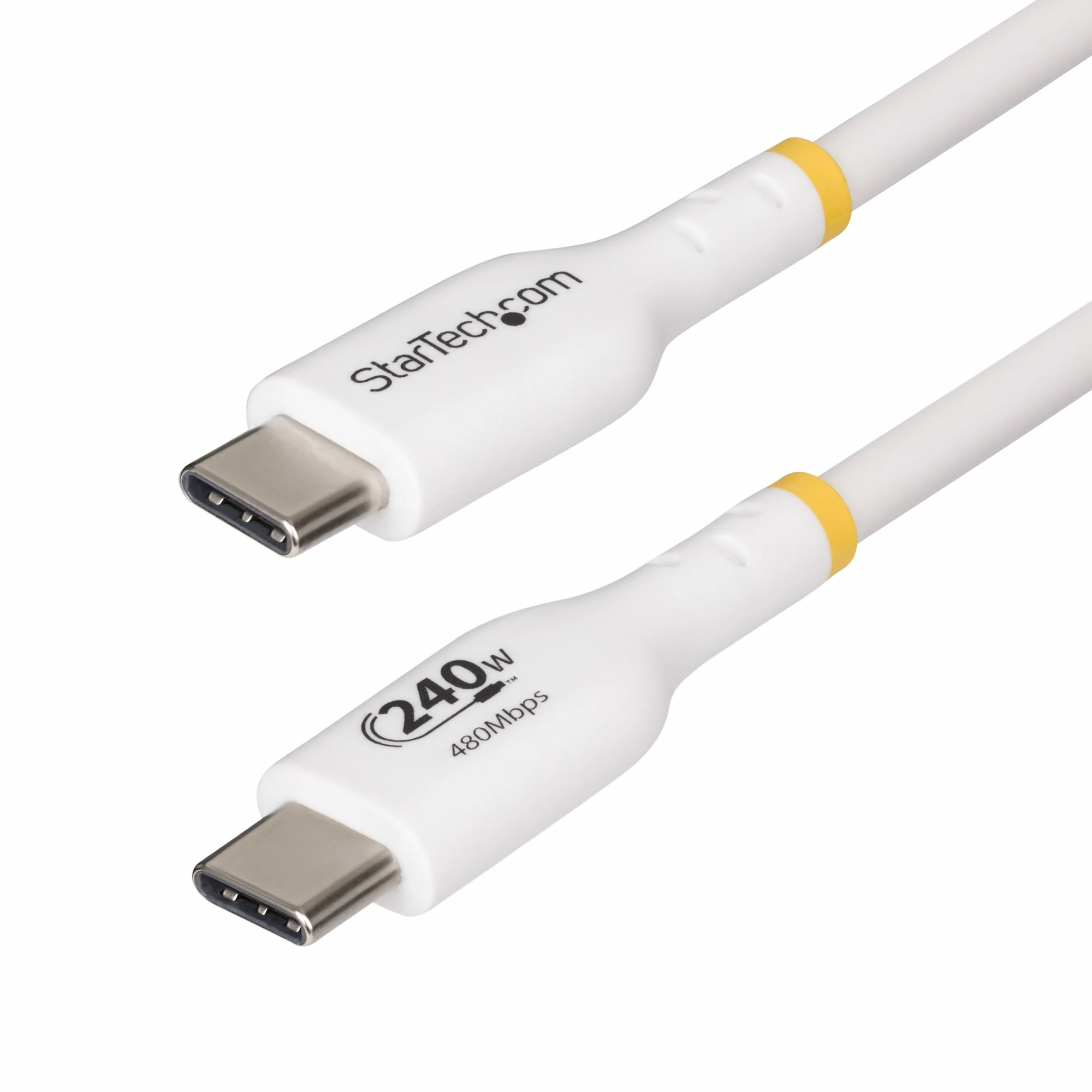 StarTech.com 10ft (3m) USB-C Charging Cable, Charge & Sync, 240W (5A) PD EPR, USB 2.0 Laptop Charger Cable, USB-IF Certi