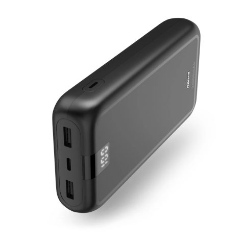 Hama Performance 24 Power Pack, 24000 mAh, 3 Outputs: USB-C, 2x USB-A, anthracite