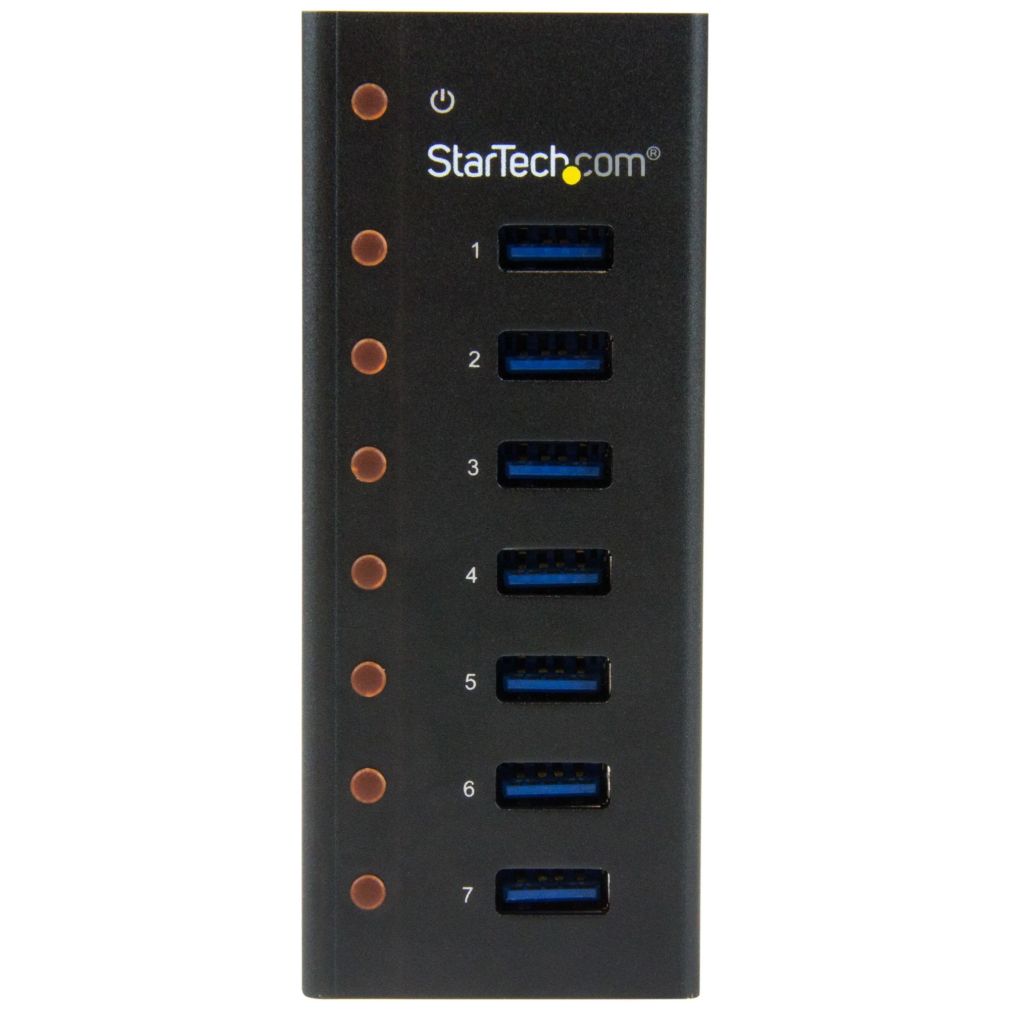 StarTech.com 7-Port USB 3.0 Hub (5Gbps) - Desktop or Wall-Mountable Metal Enclosure - Image 3