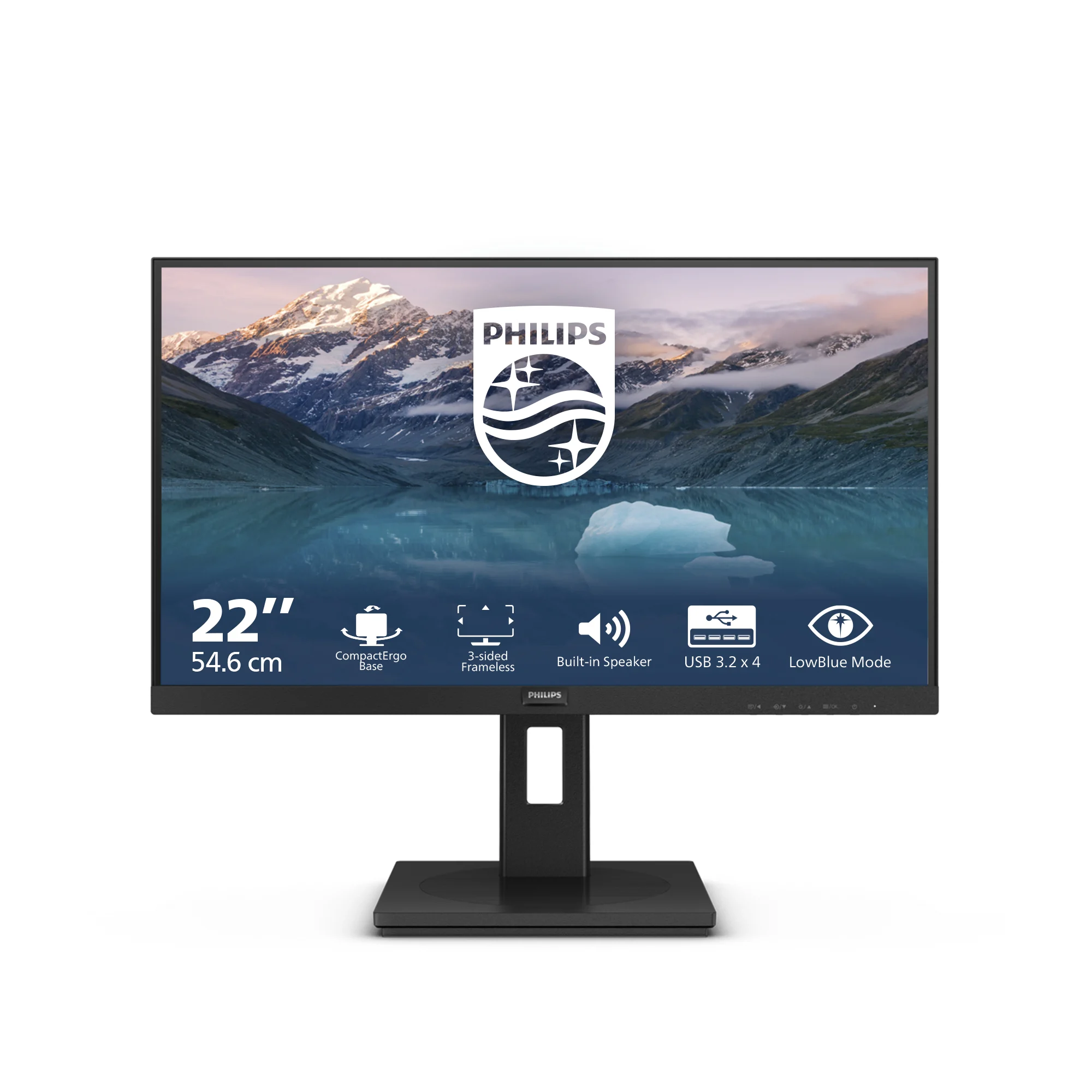 Philips 222S9JML/00 computer monitor 54.6 cm (21.5") 1920 x 1080 pixels Full HD LCD Black - Image 2