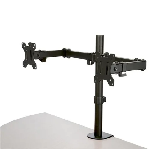 StarTech.com Desk Mount Dual Monitor Arm - Desk Clamp / Grommet VESA Monitor Mount for up to 32" (17.6lb/8kg) Displays -