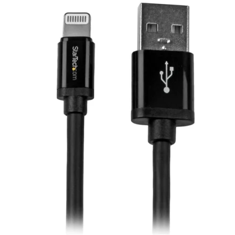 StarTech.com 2 m (6 ft.) USB to Lightning Cable - Long iPhone / iPad / iPod Charger Cable - Lightning to USB Cable - App