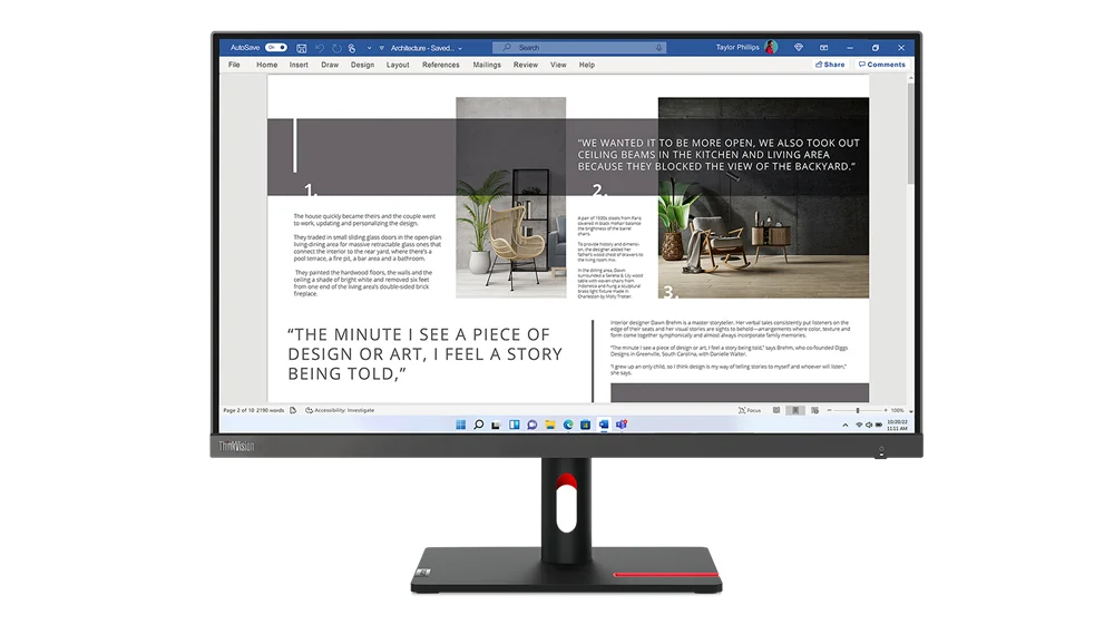 Lenovo ThinkVision S27i-30 computer monitor 68.6 cm (27") 1920 x 1080 pixels Full HD LED Grey - Image 3