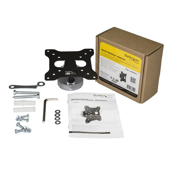 StarTech.com Monitor Wall Mount - Aluminum - For up to 34" (33.1lb/15kg) Displays - Image 3