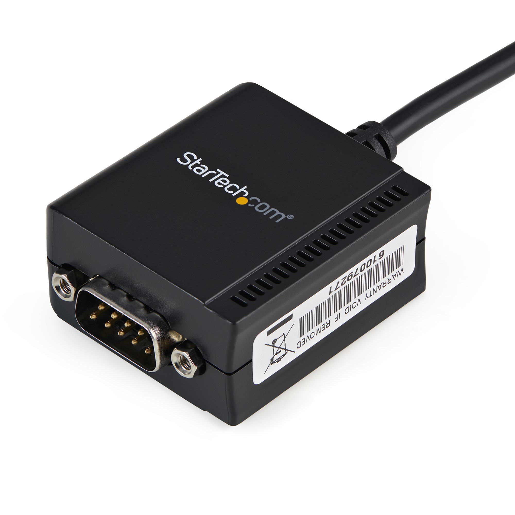 StarTech.com 6ft (1.8m) 1-Port FTDI USB to Serial RS232 Adapter Cable with COM Retention, USB to RS232 Adapter - TAA - Image 2