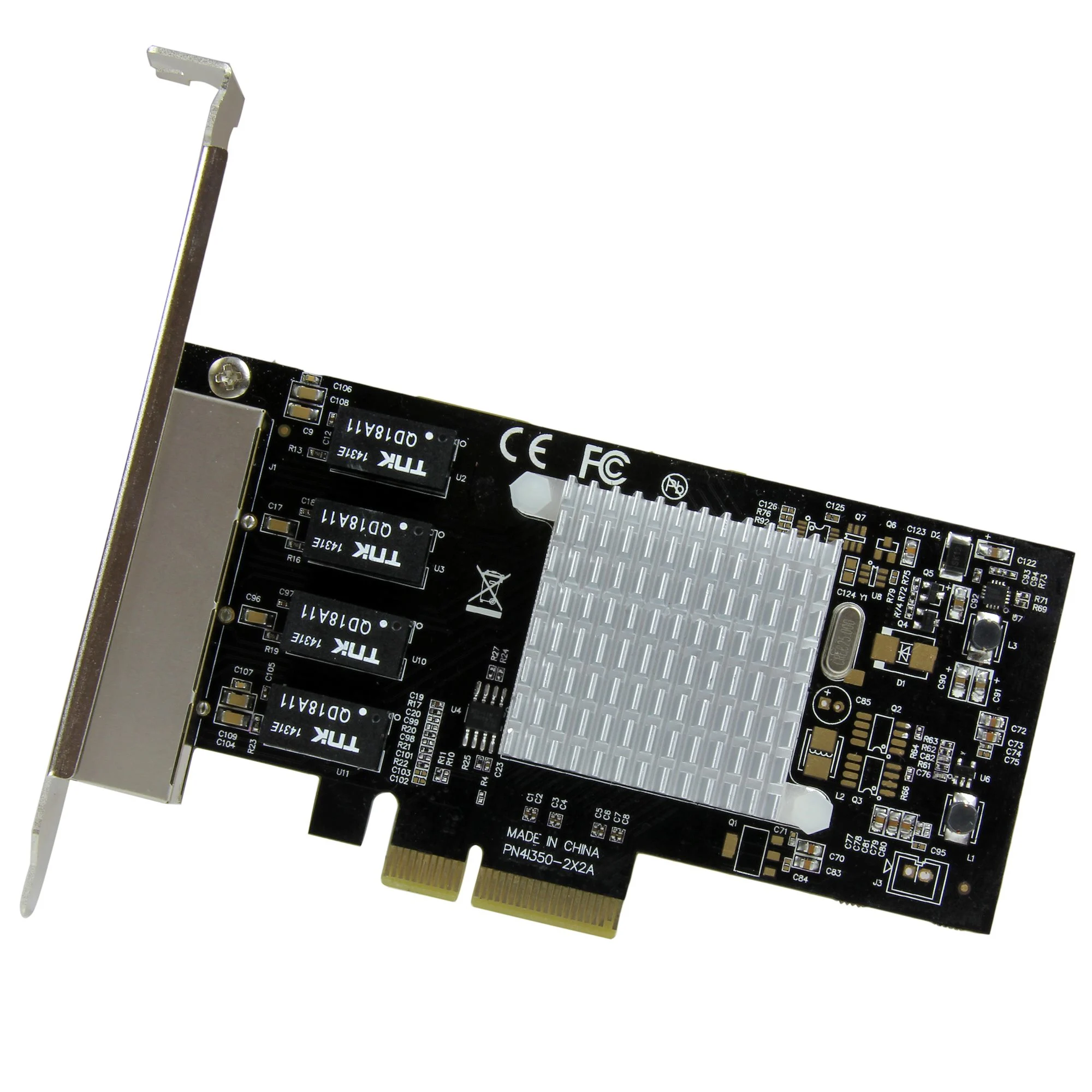 StarTech.com 4-Port Gigabit Ethernet Network Card - PCI Express, Intel I350 NIC - Image 2