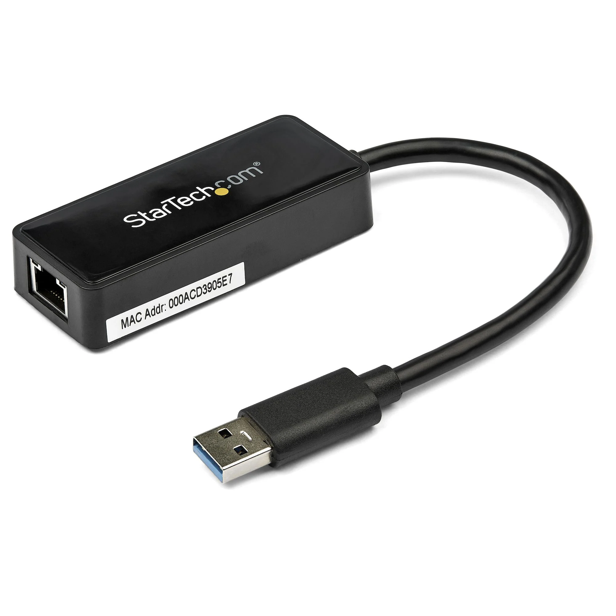 StarTech.com USB 3.0 Ethernet Adapter, USB 3.0 Network Adapter NIC with USB Port, USB to RJ45, USB Passthrough