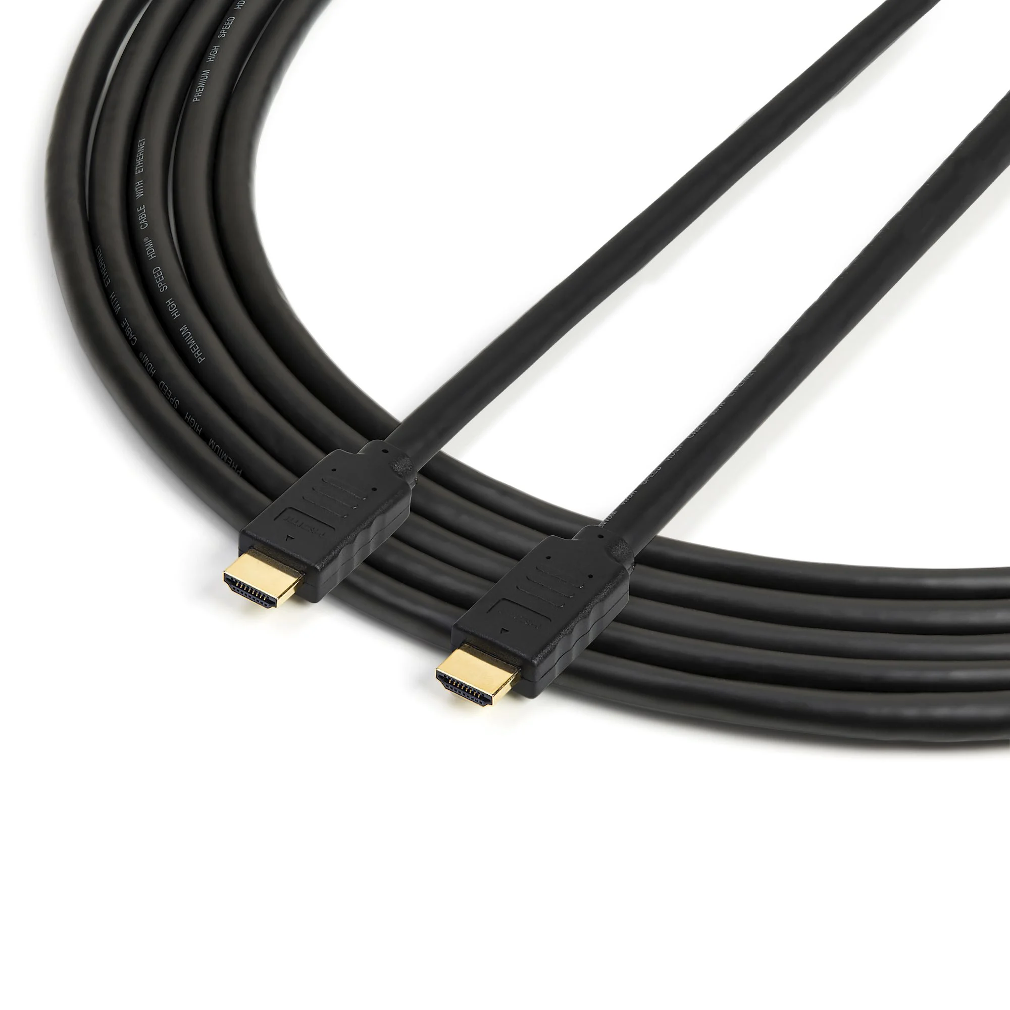 StarTech.com 15ft (5m) Premium Certified HDMI 2.0 Cable with Ethernet - High Speed Ultra HD 4K 60Hz HDMI Cable HDR10 - L - Image 2