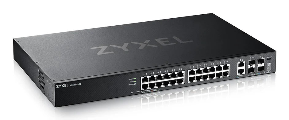 Zyxel XGS2220-30 Managed L3 Gigabit Ethernet (10/100/1000) Black - Image 2