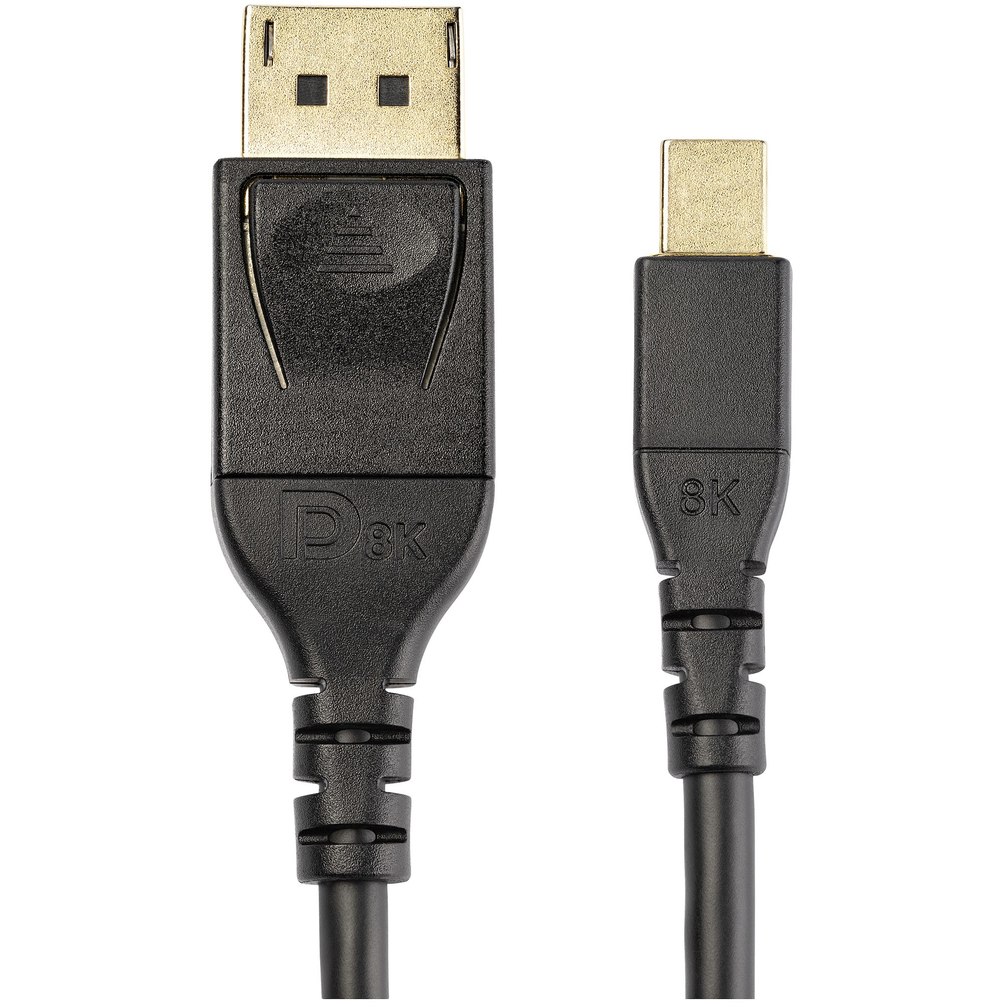 StarTech.com 6ft (2m) VESA Certified Mini DisplayPort to DisplayPort 1.4 Cable - 8K 60Hz HBR3 HDR - Super UHD mDP to DP - Image 2