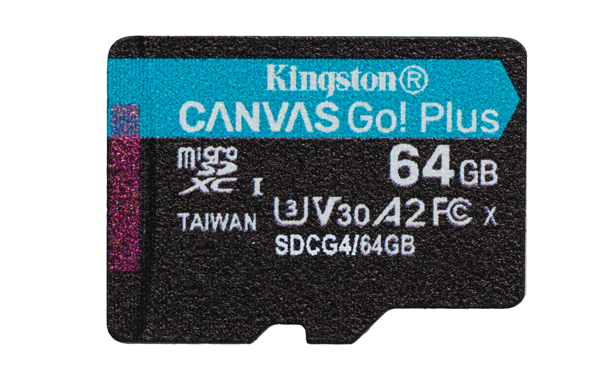 Kingston Technology 64GB microSDXC Canvas Go Plus Gen4 200MB/s A2 U3 V30 Card + Adapter - Image 2