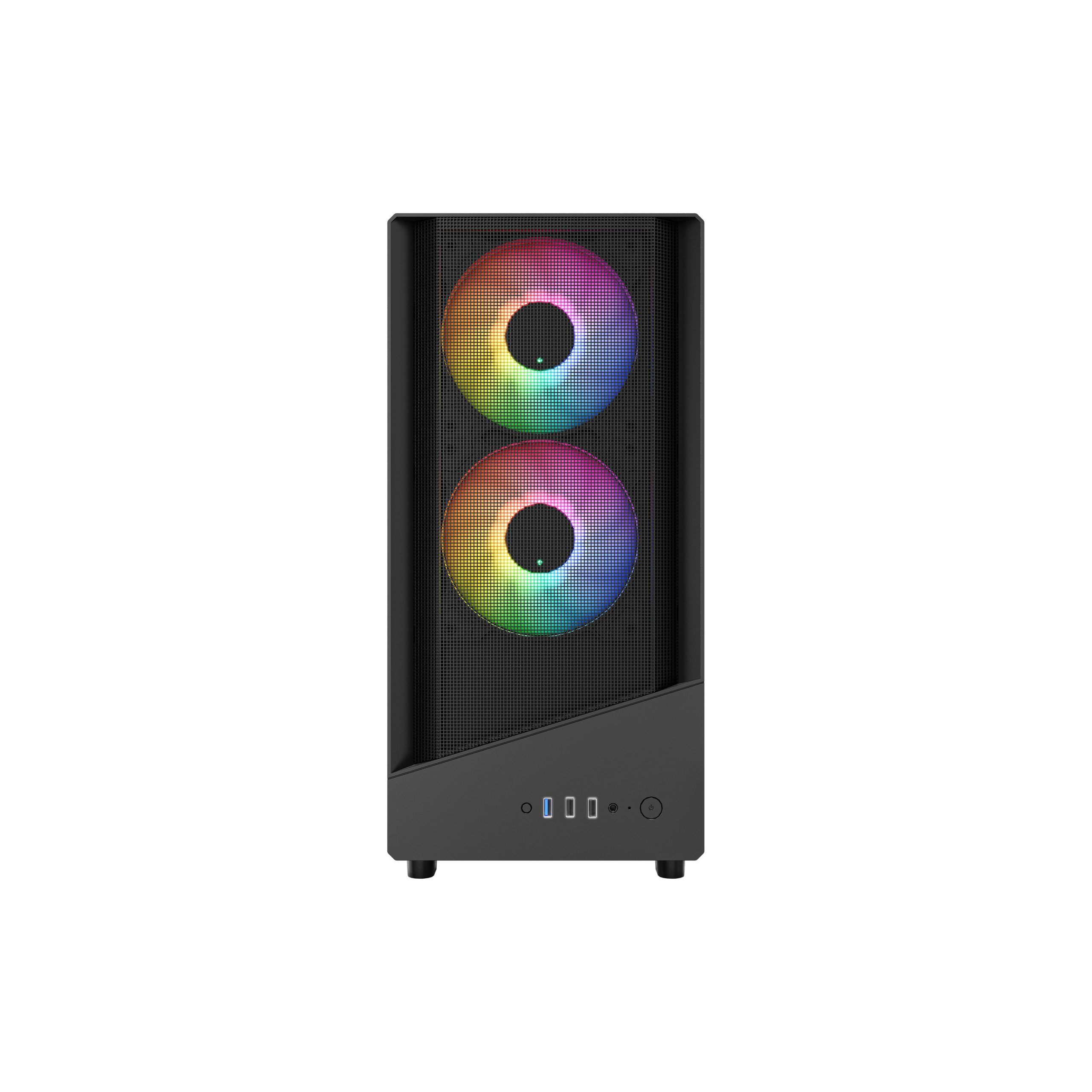 VIDA SPIRE ATX BLACK GAMING CASE Desktop - Image 2